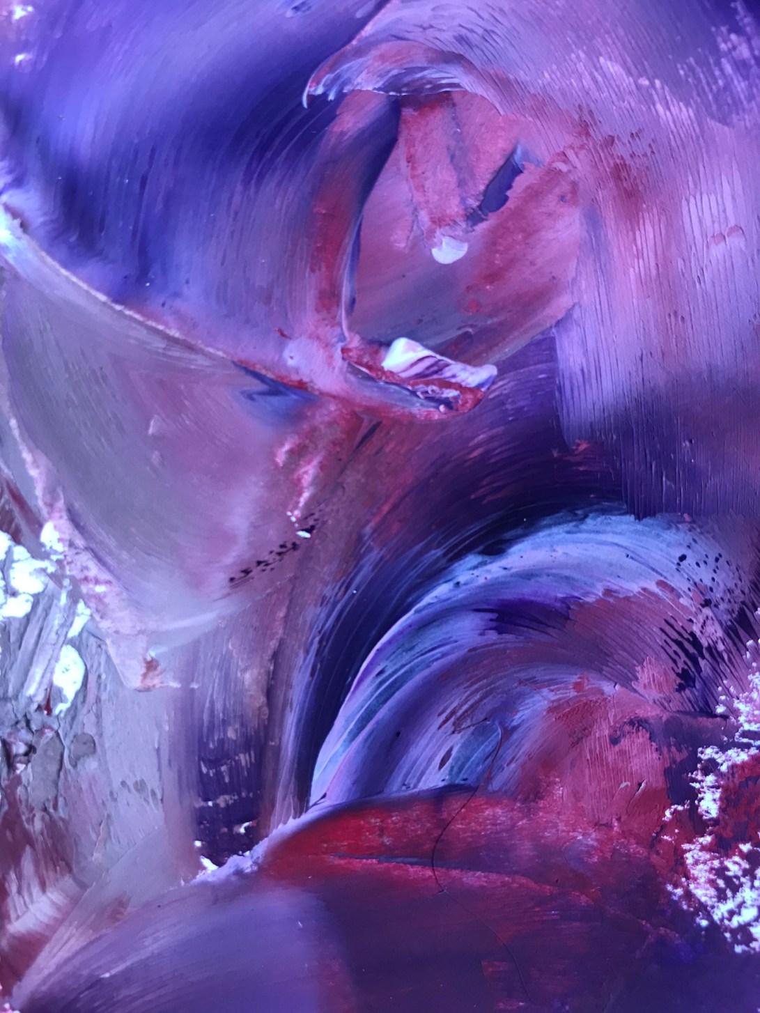 Violet Dreams, acrylic, 288 x 203mm